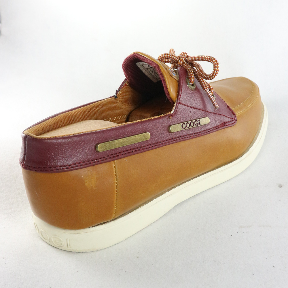 Vintage COOGI 2-Tone Leather 2-eye Boat Shoes - Picture 4 of 8